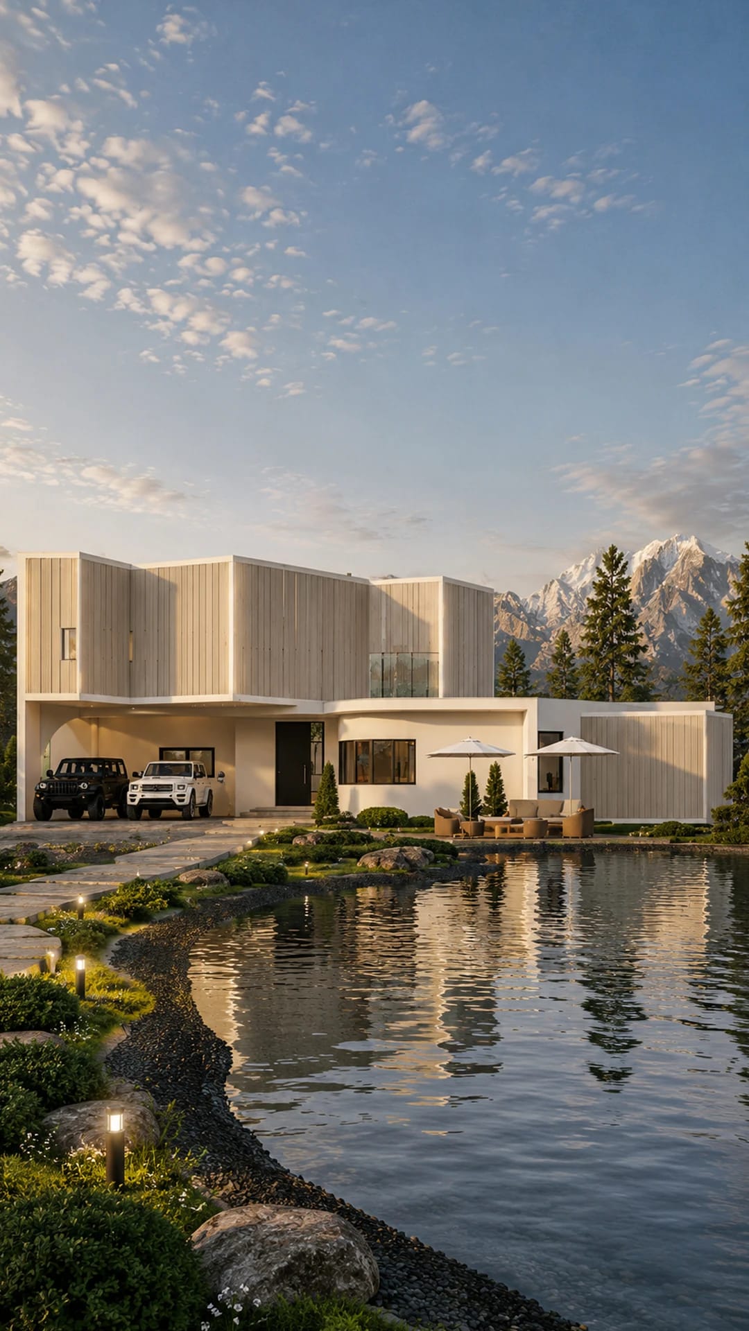 แบบบ้าน The Winterfell สไตล์Modern 2 ชั้น 4 ห้องนอน สร้างบนที่ดินของคุณ โดย SMART HOUSE รับสร้างบ้านมหาสารคาม
